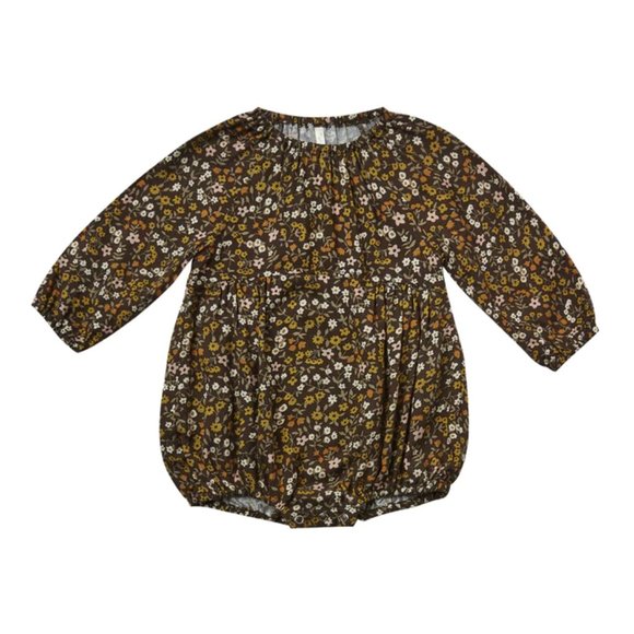Rylee + Cru Other - [Rylee + Cru] Floral Long Sleeve Bubble Onsie 6-12m